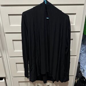 Athleta Black Cardigan pranayama wrap